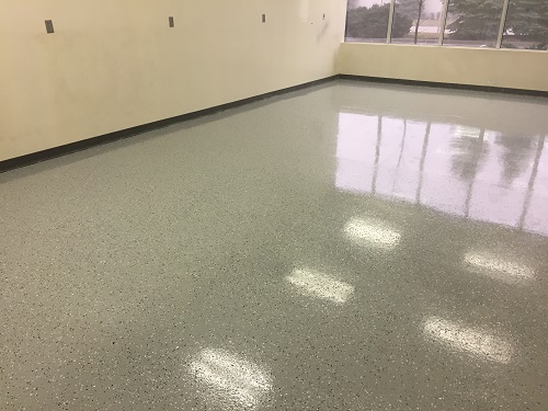 Floor Removal - Epoxy Flake System